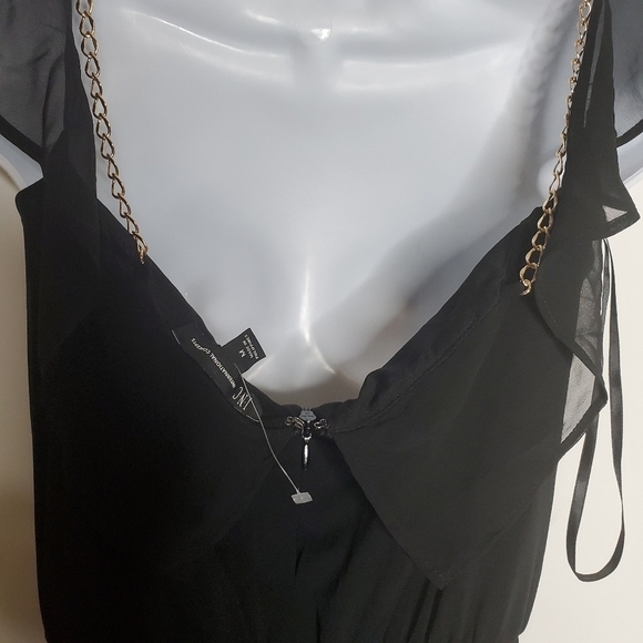 INC Medium Jumpsuit Black - Picture 4 of 6